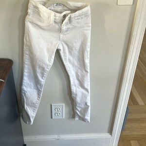 Girls Ralph Lauren white skinny pants